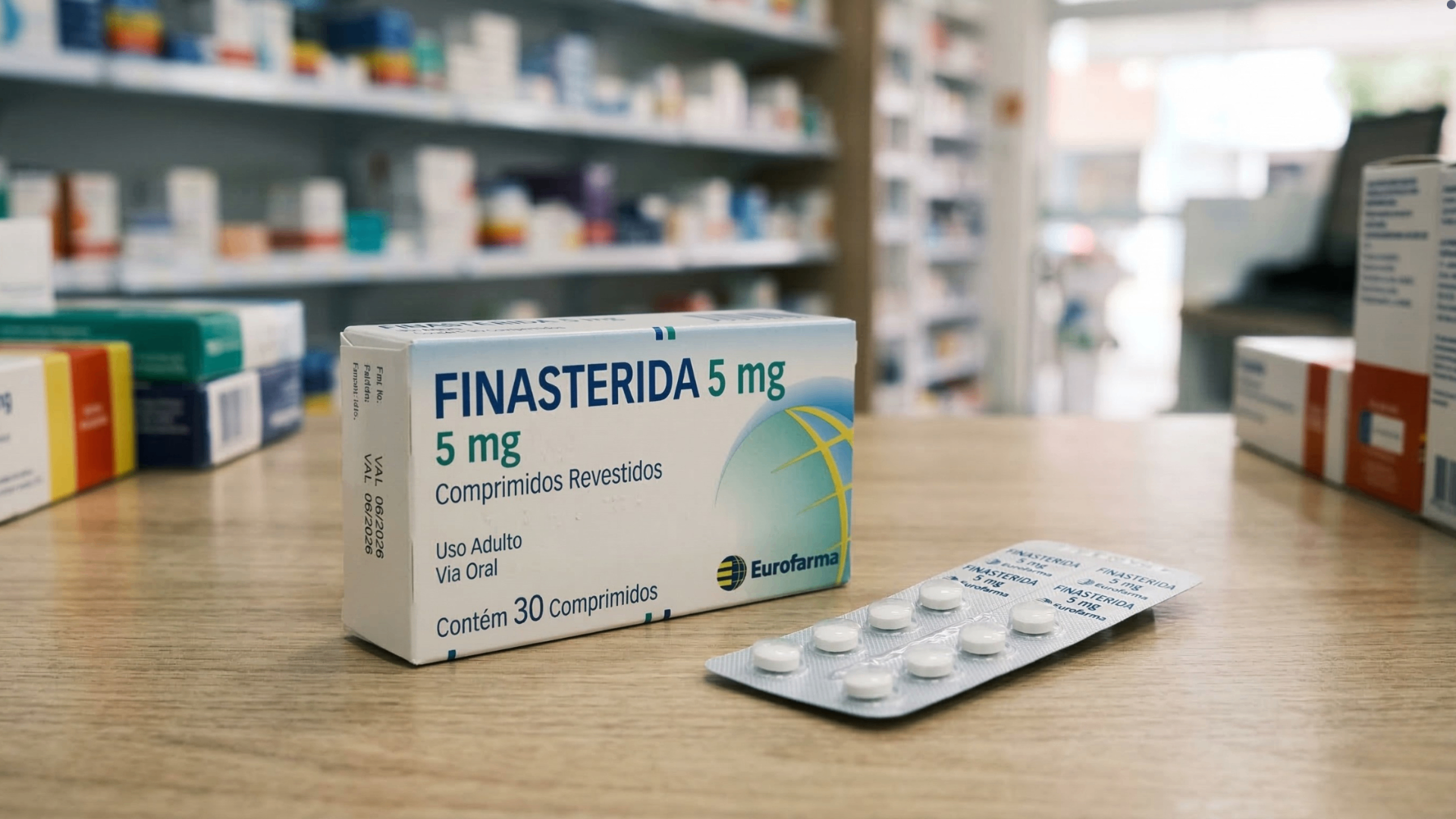 Comprimidos de finasterida e receita médica