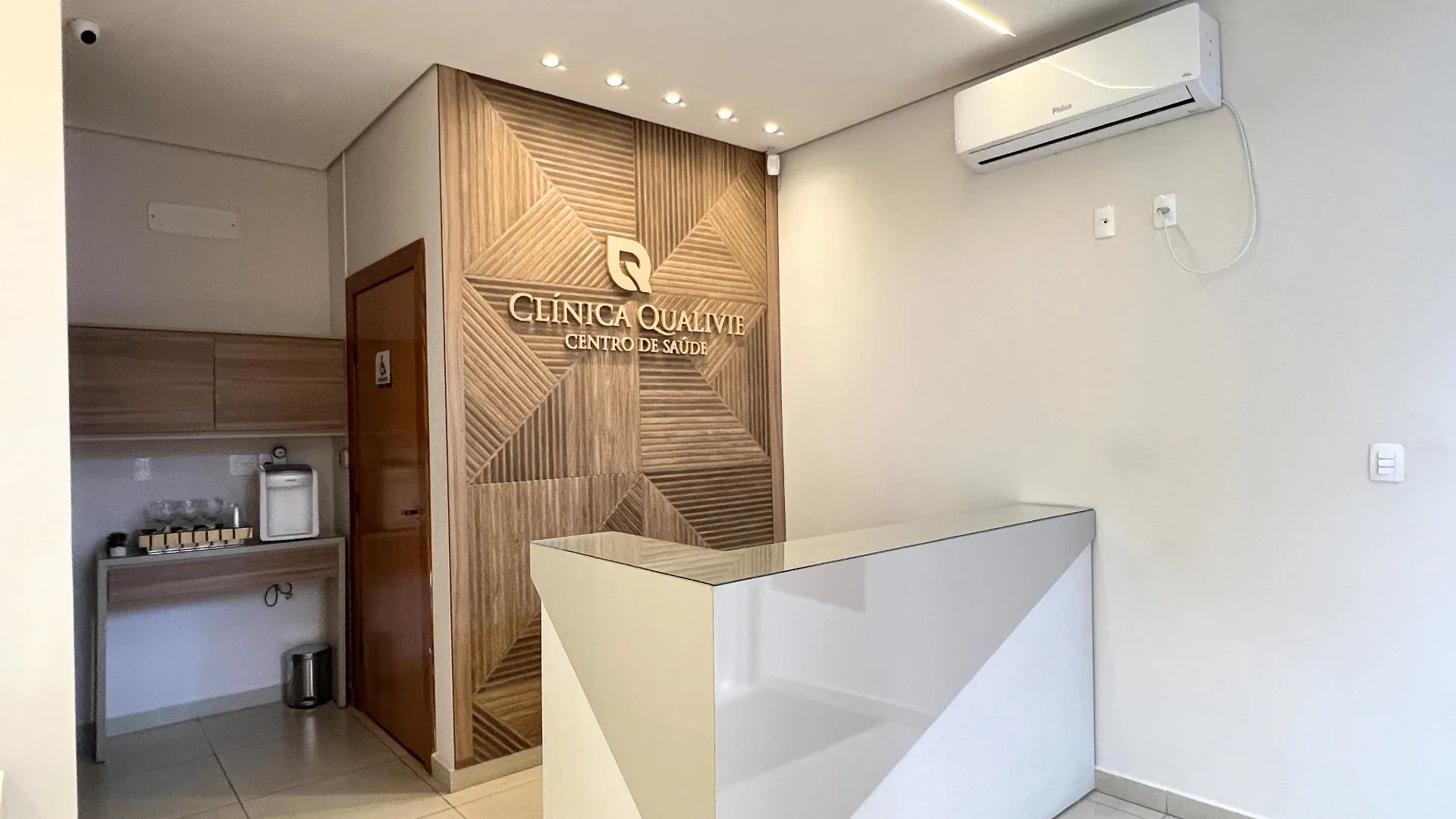 Recepção da Clínica Qualivie